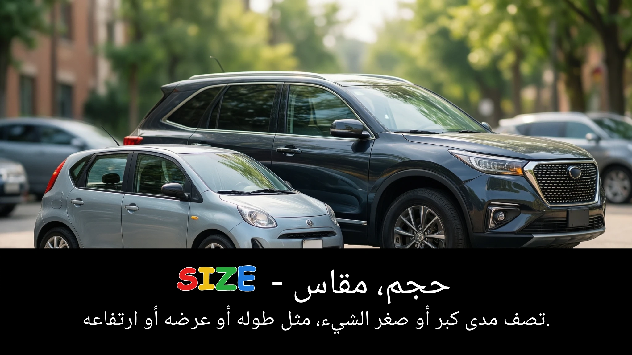 Arabic Illustration for size